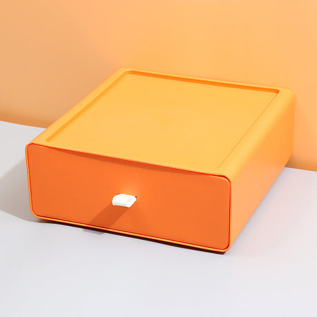 Desktop Drawer Organizer - Stackable Plastic Storage Box