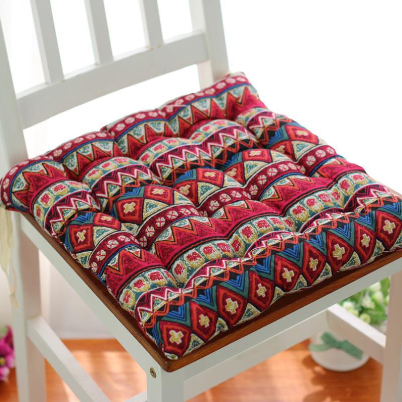 National Style Thickened Office Chair Cushion