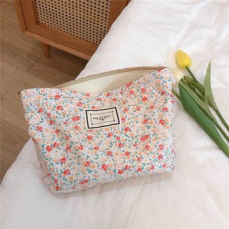 Floral Women's Makeup Storage Bag for Travel