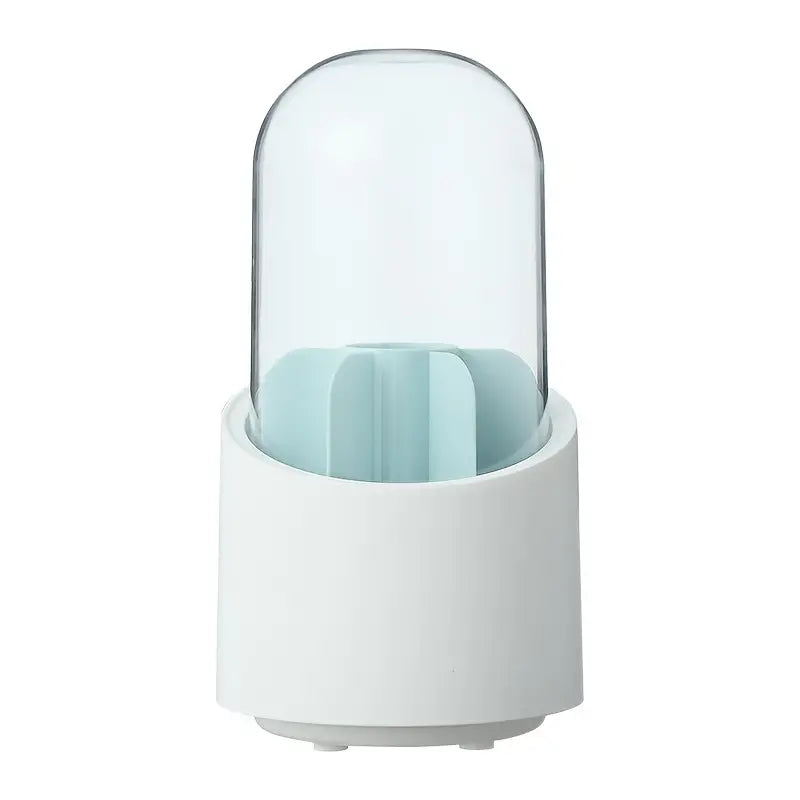 Rotating Makeup Brush Holder - Portable Storage Box
