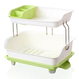 Kitchen Utensil Draining Rack and Storage Shelf