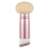Dual-Ended Hair Makeup Brush Precision Hairline Powder Brush With Sponge Tip For Seamless Blending - Hair Concealer Brush Root Touch Up Powder Brush And Hair Contour Brush. (Rose Pink 3.5 inch)