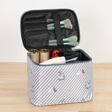 Portable Makeup Organizer Bag with Handle for Travel