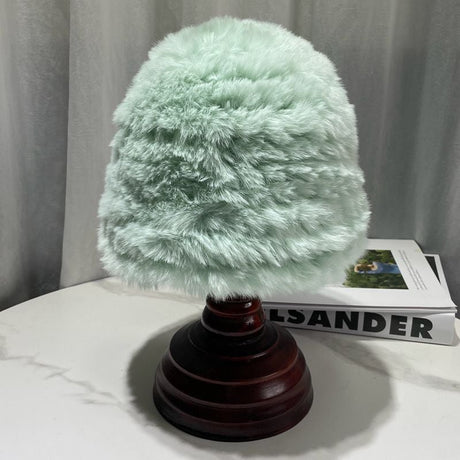 Thickened Plush Rabbit Hair-Like Warm Hat