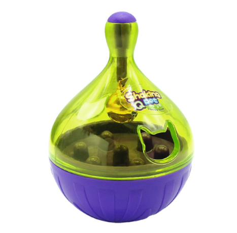Wobbling Pet Toy and Automatic Food Dispenser Ball