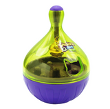 Wobbling Pet Toy and Automatic Food Dispenser Ball