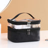 Transparent Travel Makeup Organizer with Large Capacity
