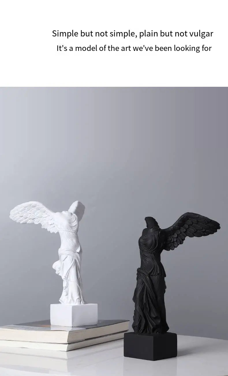 Headless Angel Statue - Modern Home Decor Figurine