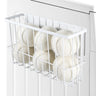 Picowe Large Dryer Ball Organizer Magnetic Storage Bin Magnetic Basket Dryer Ball Holder for Laundry Room Organization and Storage to Hold 6 Dryer Balls Without Balls (White L )