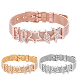 "Stainless Steel Mesh Bracelet - Fashion Travel Accessory"