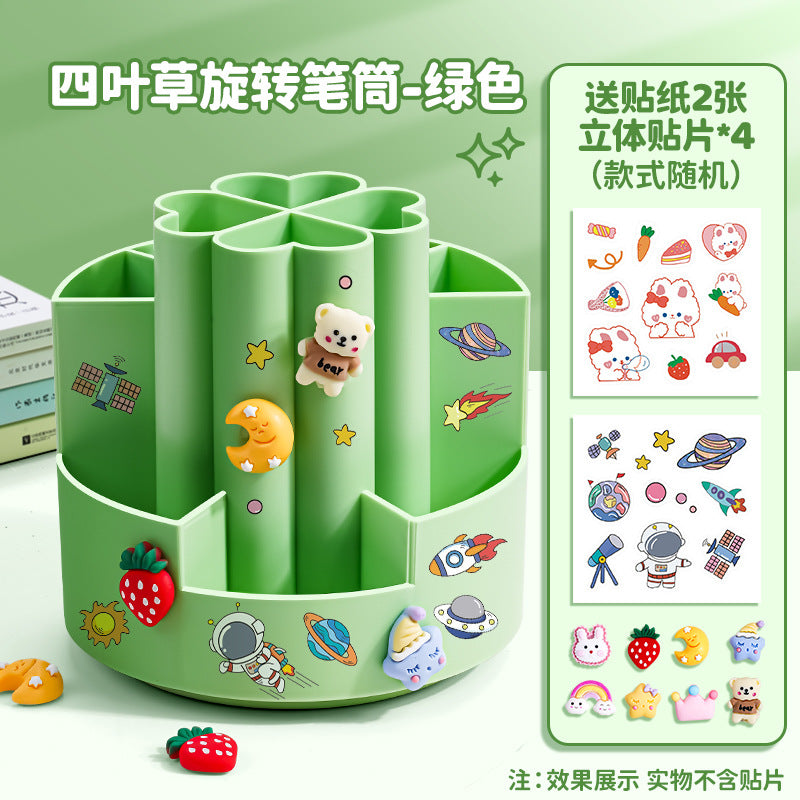 Creative Rotatable Multi-Functional Pen Holder Organizer