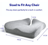 Memory Foam Car & Office Chair Cushion