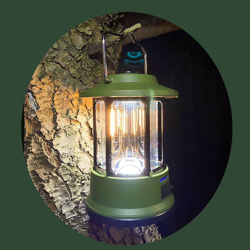 Retro Portable Emergency Tent Lights for Camping