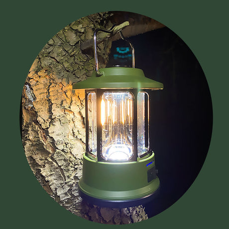 Retro Portable Emergency Tent Lights for Camping