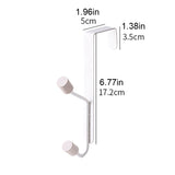 Solid Color Bedroom Door Hook Hanger for Home Storage