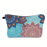 Mandala Pattern Waterproof Travel Toiletries Organizer Bag