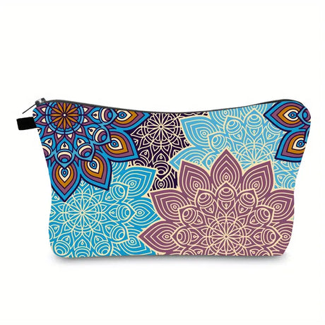 Mandala Pattern Waterproof Travel Toiletries Organizer Bag