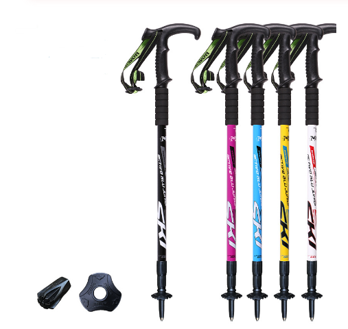 Aluminum Alloy Shock-Absorbing Hiking Trekking Pole