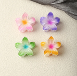 Mini Plumeria Claw Hair Clip