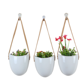 Ceramic Hanging Planter Set - Nordic Creative Design (3pcs)