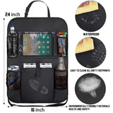 Car Seatback Organizer with Cup Holder - Travel Accessory