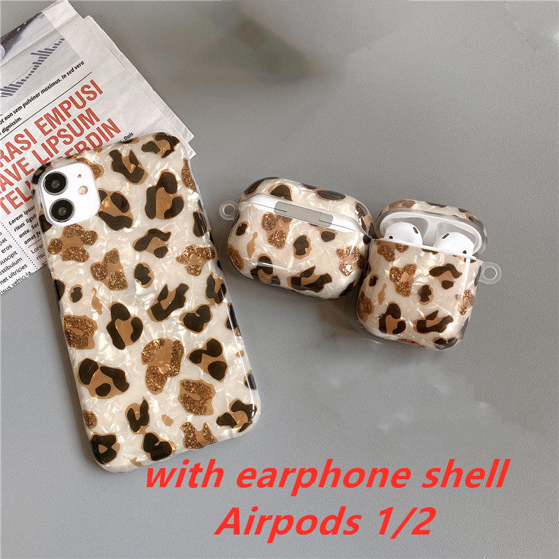 Yellow Leopard Print Phone Case Design