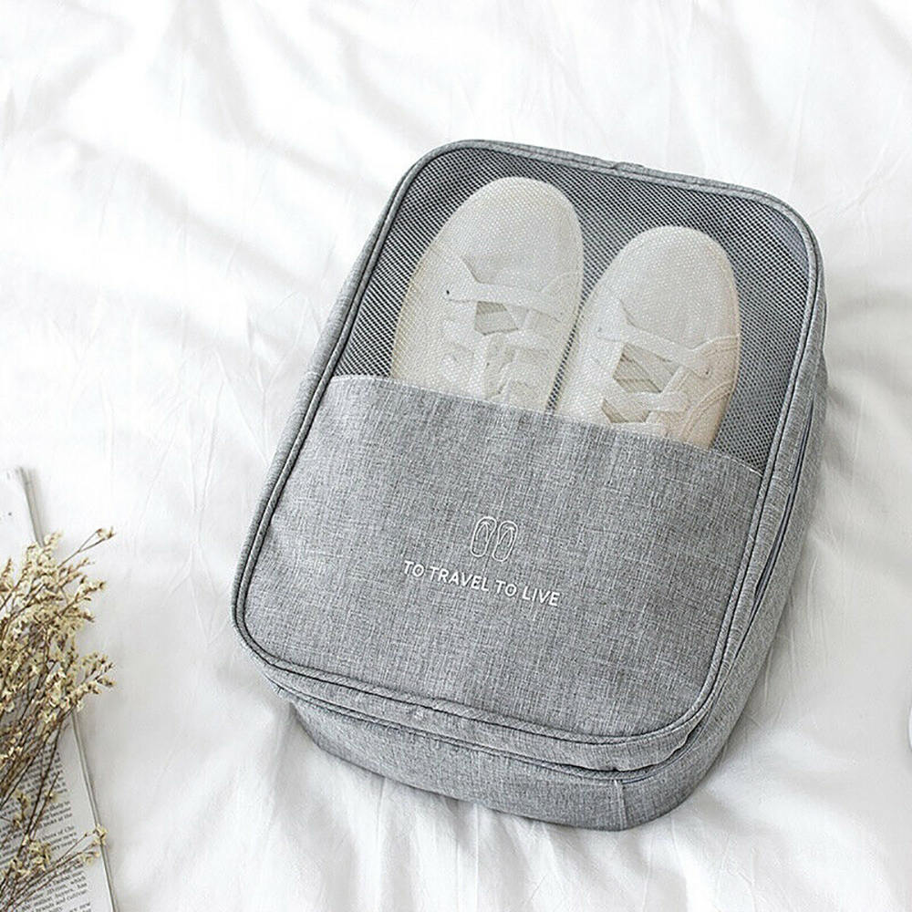 Large Capacity Travel Shoe Organizer with Handle