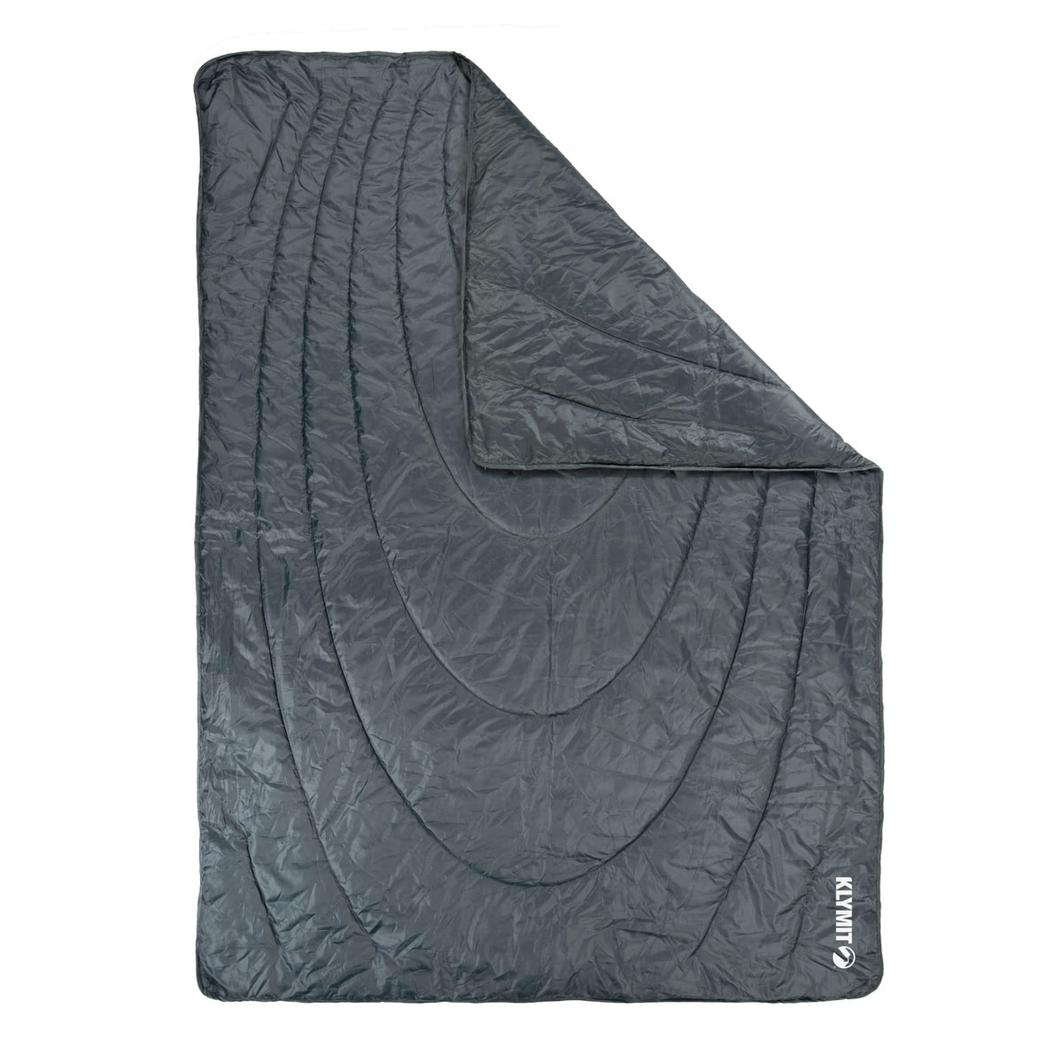 Klymit Horizon Travel Packable Camping Blanket and Comforter Blue/Black