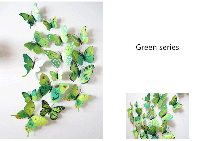 3D Butterfly Wall Stickers for Home Decor (12 Pack)
