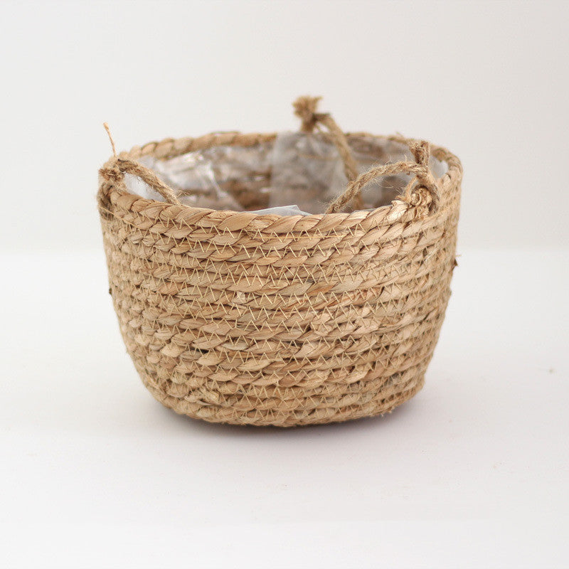Woven Hanging Basket for Indoor Plant Decoration