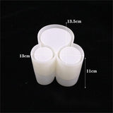 3-in-1 Crystal Epoxy Mold for Makeup Brush Holder