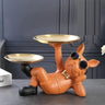 Decorative Dog Key Tray and Storage Organizer