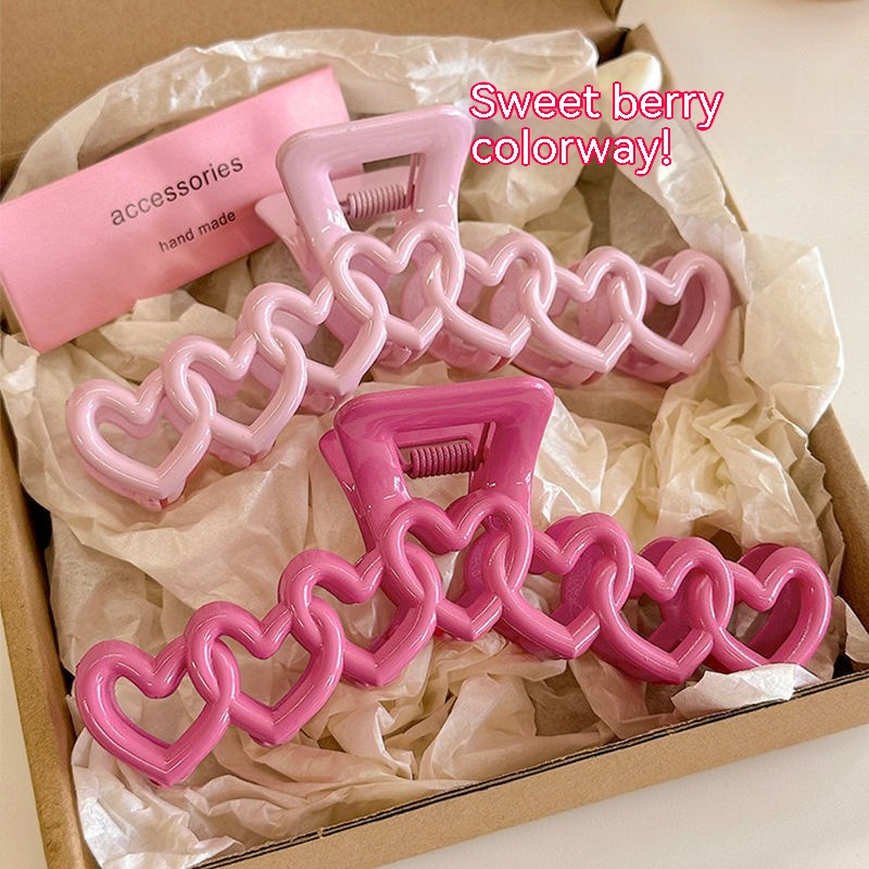Heart-Shaped Hair Clip