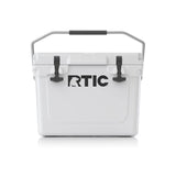 RTIC 20 QT Ultra-Tough Cooler Hard Insulated Portable Ice Chest Box for Beach Drink Beverage Camping Picnic Fishing Boat Barbecue White