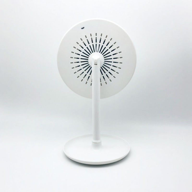 3-in-1 LED Makeup Mirror with Fan and Light