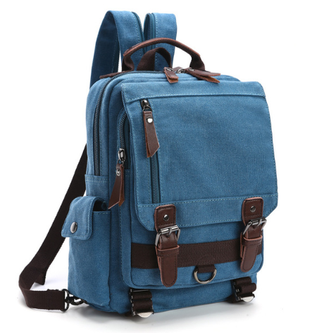 Fashionable Canvas Outdoor Travel Backpack