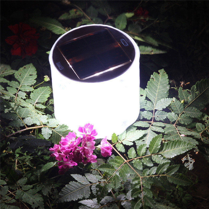 Solar LED Inflatable Camping Lantern - Portable Tent Light