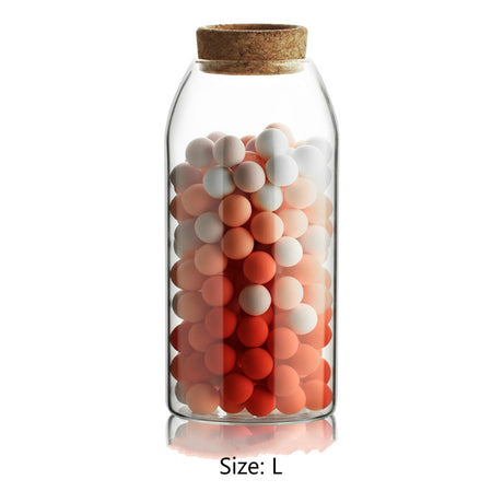 Transparent Glass Sealed Jar for Kitchen Storage