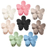 Flower Hair Clips 8PCS Large Claw Clips for Women Girls Thick Thin Hair Strong Hold Nonslip Big Dasiy Jaw Clamps Matte Hair Accessories 8 Colors