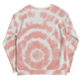 Peach Tie-Dye Vibe Tropical Sweatshirt