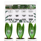 Plant Magnets Eyes for Potted Plants Cute Plant Magnets Pins Charms Funny House Plant Accessories for Plant Lovers Set of 12 Plant Personality Magnets Decor