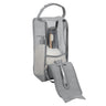Simplify Hanging Mesh Toiletry Bag | Travel Organizer | Perfect for Dorm | Gym | Back to School | Shampoo | Shower Accessories | Grey