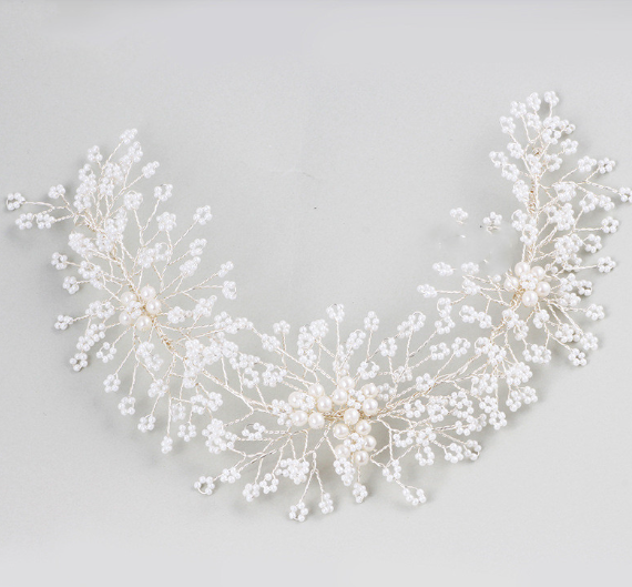 Pearl Hair Band for Wedding and Travel Photography Accessories