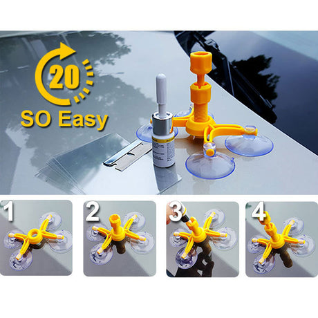 Car Windshield Repair Resin and Tool Kit