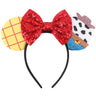 AQOKKA 1 Pcs Mouse Ears Headbands with Bow for Birthday Party Hair Hoop Party Decoration Cosplay Costume Hair Accessories for Women & Girls