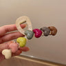 Retro Colorful Geometric Hair Claw Clip Accessories