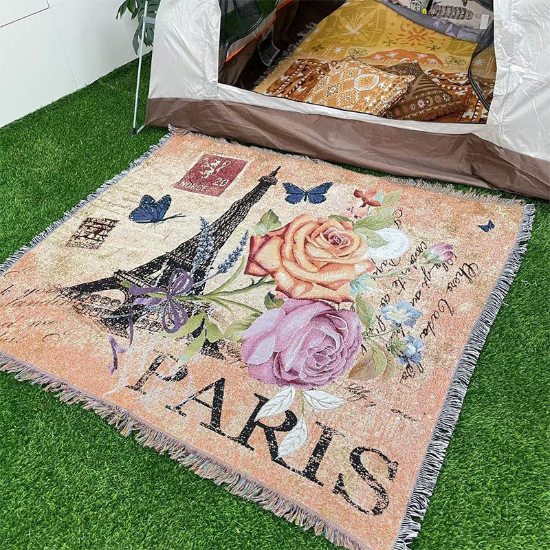 Bohemian Outdoor Camping Blanket and Picnic Mat