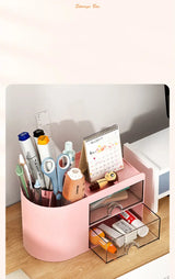 Large Capacity Pencil Holder - Creative Storage Box for Kids