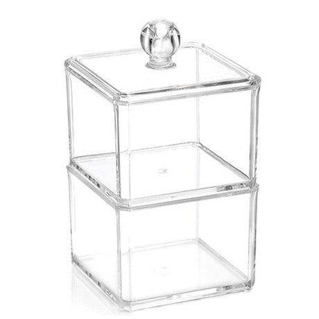 Acrylic Storage Box for Cotton Pads and Swabs