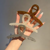 French Retro Large Hair Clip for Elegant Hairstyles